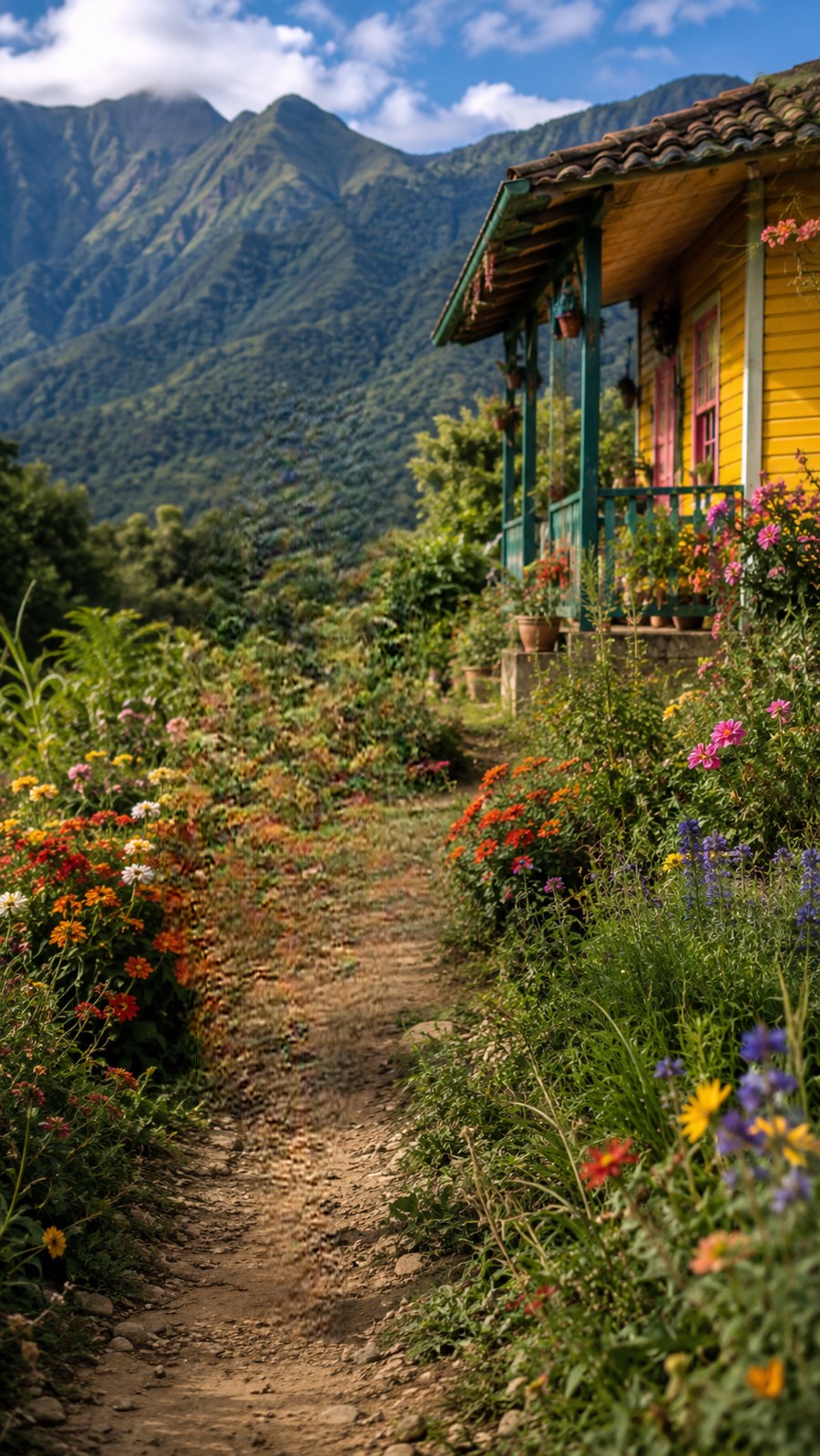Garden path, subject removed in one click — after